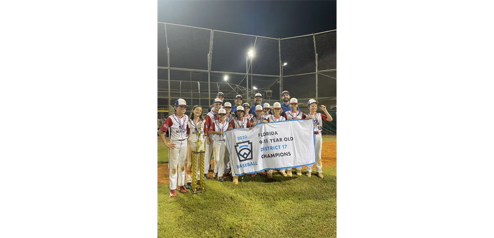 9-10-11 BB District 17 Champions MCN